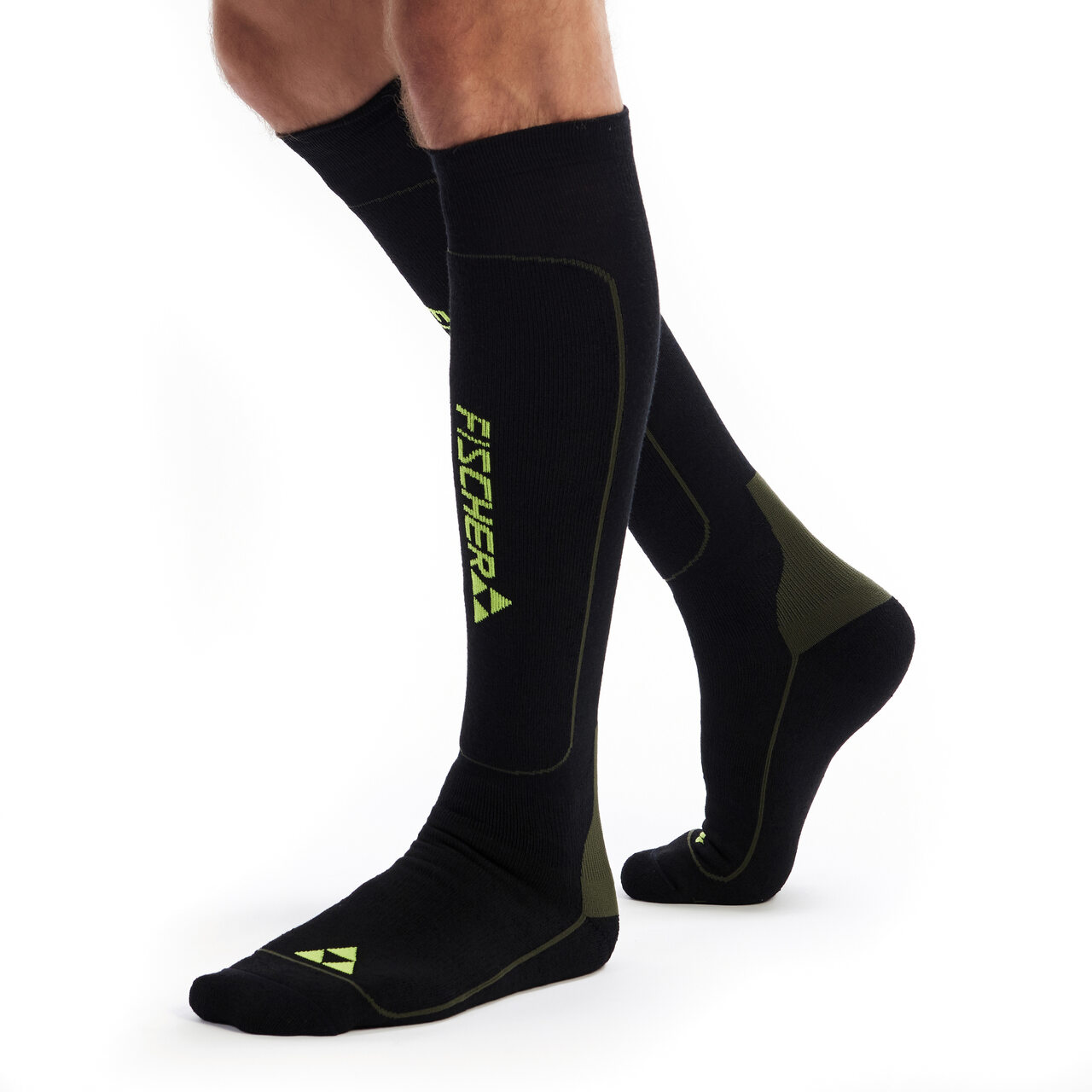 Skarpety FISCHER Performance PRO Black/Olive 2026