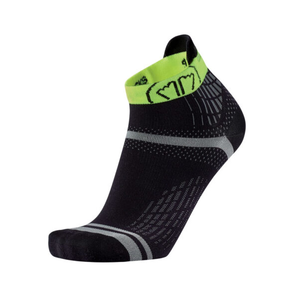Skarpety Sidas RUN Feel Black Yellow