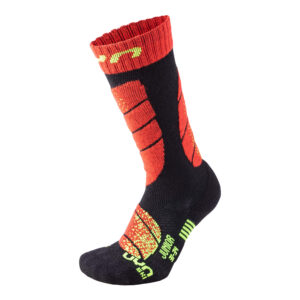 Skarpety UYN SKI Junior Black/Red