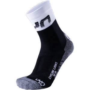 Skarpetki UYN Light Men's Cycling Socks Black/White