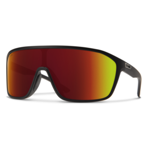 Okulary Smith Boomtown Black ChromaPop Red Mirror