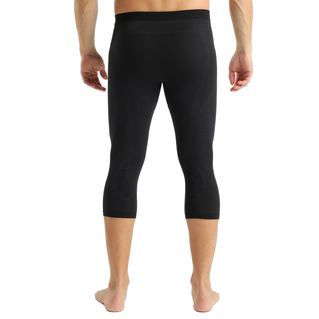 Spodenki 3/4 UYN MAN ELEVATYON BIOMORPH Pants Medium black - obrazek 2