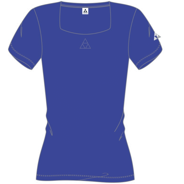 T-shirt damski FISCHER Saasfee Blue