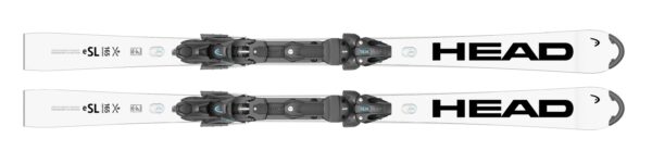 Narty HEAD WCR e-SL Rebel FIS SW RP WCR 14 wh/bk + Freeflex 14 GW