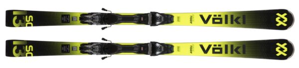 Narty Völkl Racetiger SC yellow 2026 + vMotion12 GW black