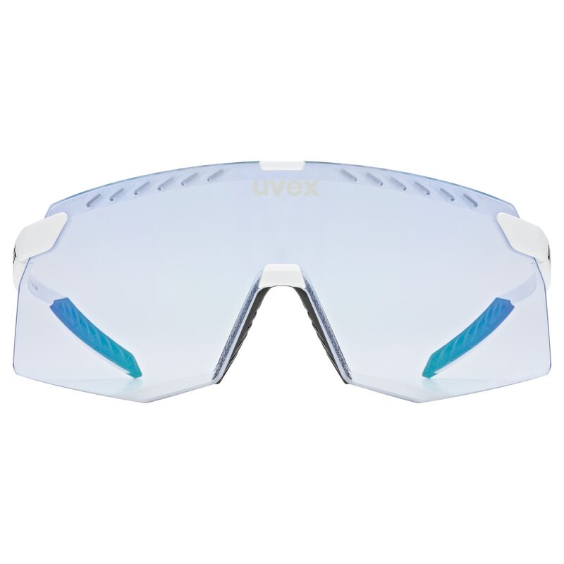 Okulary rowerowe UVEX Pace stage V white blue - obrazek 4