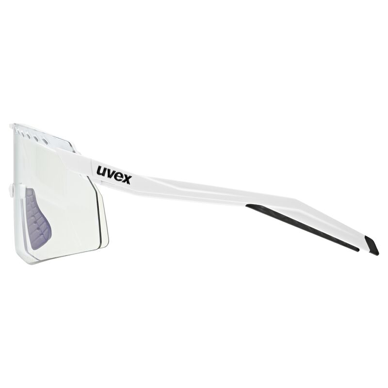 Okulary rowerowe UVEX Pace stage V white blue - obrazek 2