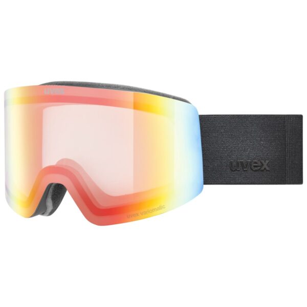 Gogle narciarskie UVEX Provoqe V black matt rainbow-clear 2026