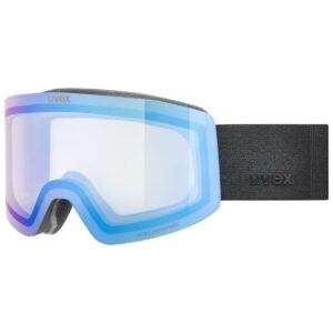 Gogle narciarskie UVEX Provoqe V black matt blue-clear 2026