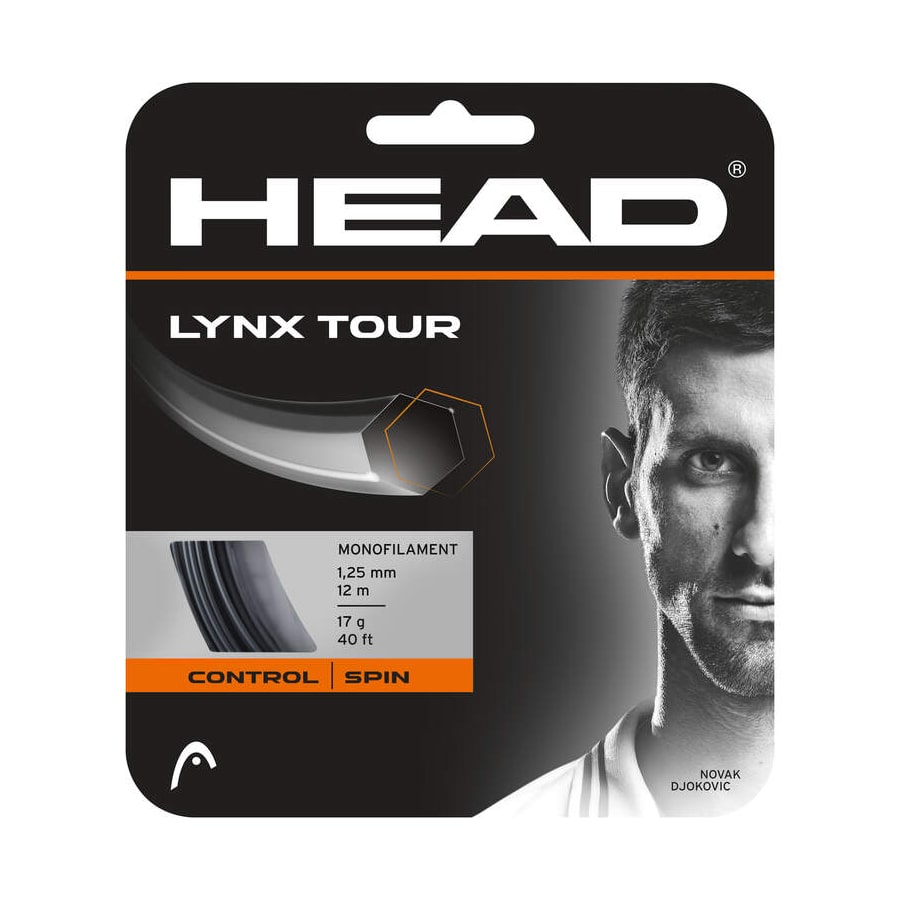 Naciąg HEAD LYNX Tour Black 12m/1,25mm