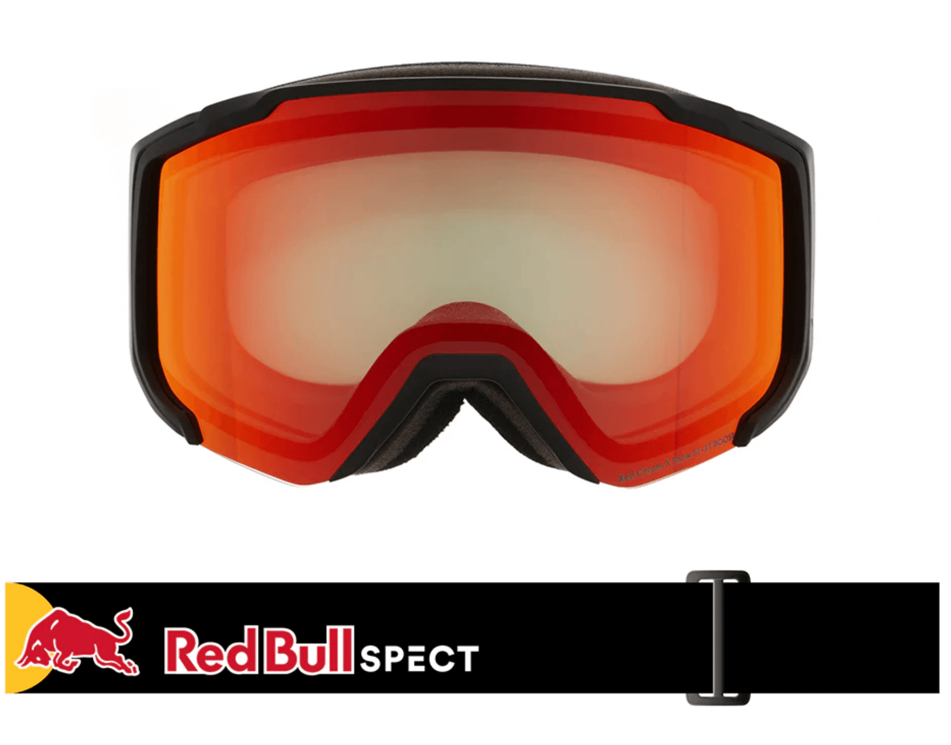 Gogle RED BULL SPECT JIBB Photo matt black/brown with red chrom x