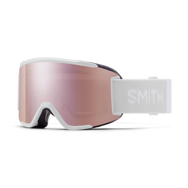 Gogle SMITH SQUAD S White Vapor ChromaPop Everyday Rose Gold Mirror + Clear 2026