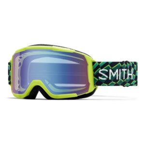 Gogle SMITH Daredevil Electric Lime Left Turn Blue Sensor Mirror 2026