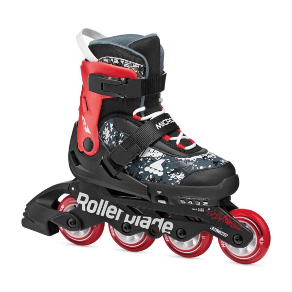 Rolki Rollerblade Microblade Black/Red 2026 – regulowane