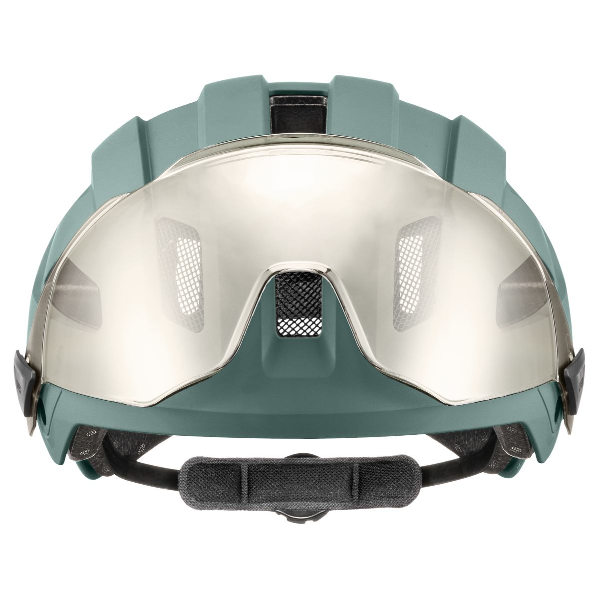 Kask rowerowy UVEX stride visor MIPS sage green matt
