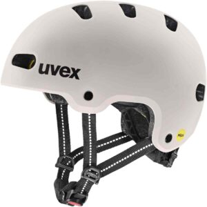 Kask rowerowy dziecięcy UVEX Kid 4 style MIPS warm grey matt