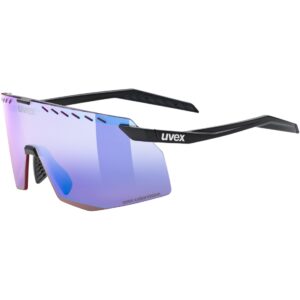 Okulary rowerowe UVEX Pace stage CV black matt mirror blue