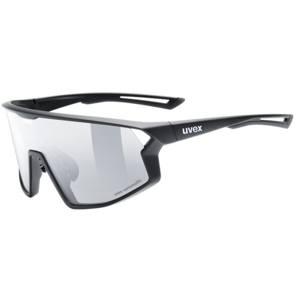 Okulary rowerowe UVEX Skyryse V black matt litemirror silver