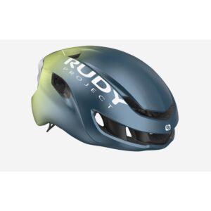 Kask rowerowy Rudy Project Nytron blue avio apple green metal matte