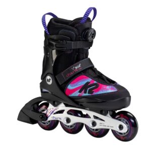 Rolki juniorskie K2 CHARM Boa ALU 2026 - regulowane