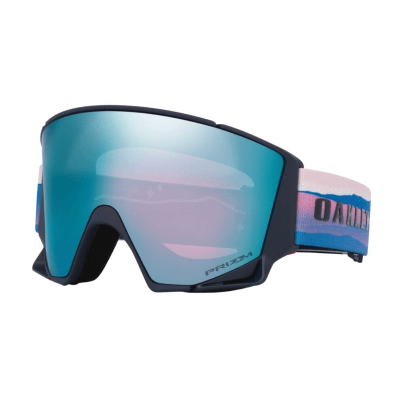 Gogle Oakley Flow Scape M Mikeala Shiffrin Signature / Prizm Snow Sapphire Iridium + Prizm Snow Iced Iridium Lens