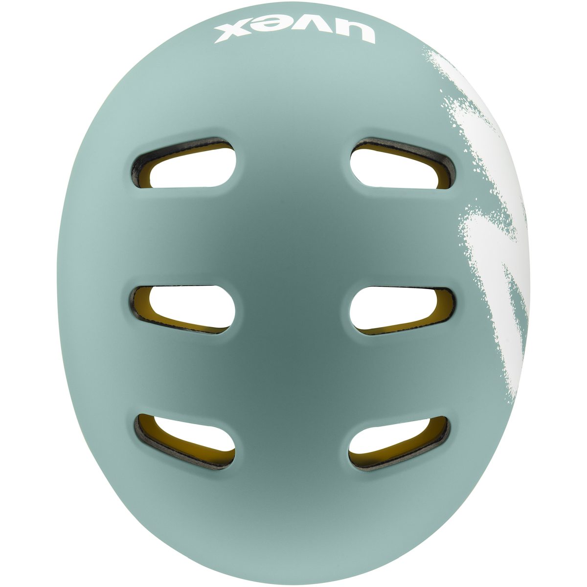 Kask rowerowy dziecięcy UVEX Kid 4 spray sage green matt