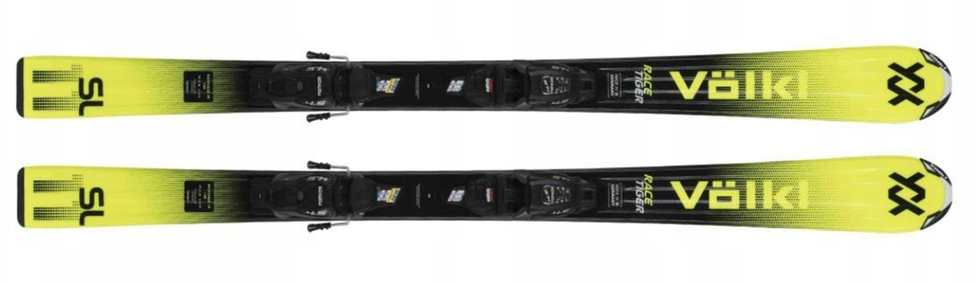 Narty Völkl Racetiger JR Yellow + 7.0/4.5 VMotion Jr black/Aanthracite