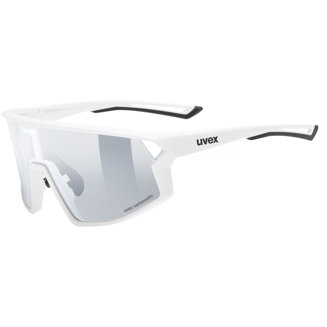 Okulary rowerowe UVEX Skyryse V white matt litemirror silver