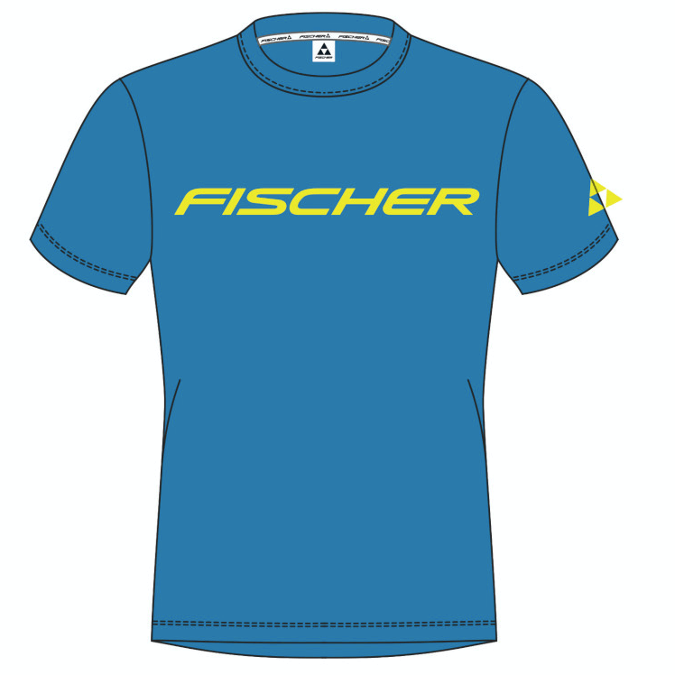 T-shirt FISCHER Kaprun blue