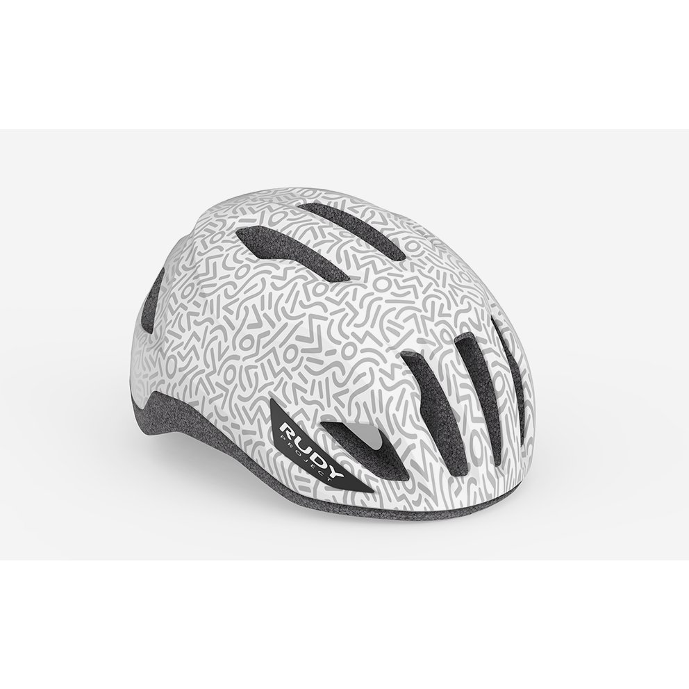 Kask rowerowy Rudy Project Sinergy white doodle matte