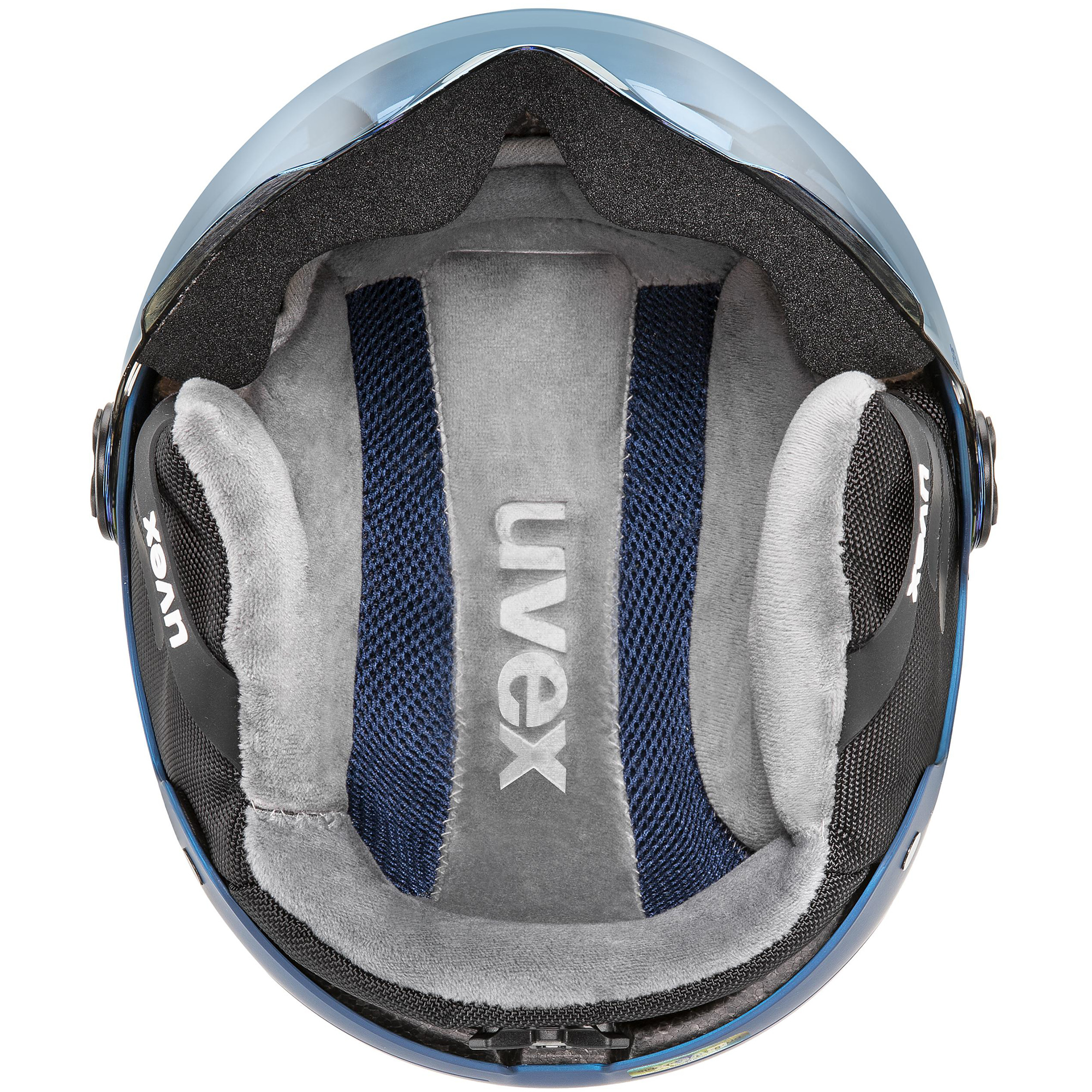 Kask Uvex Rocket Jr Visor blue elements 2027 - obrazek 4