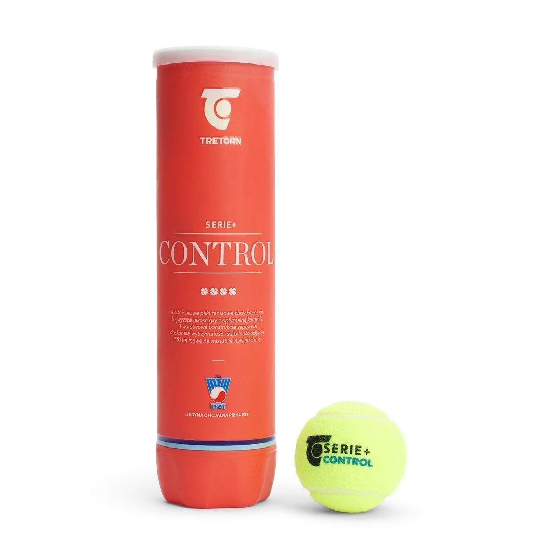 Piłki tenisowe Tretorn SERIE+ CONTROL RED (4 szt.)