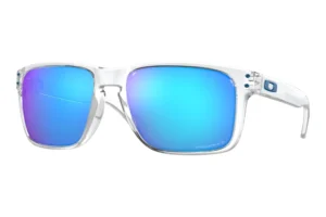 Okulary przeciwsłoneczne Oakley Holbrook XL Polished Clear z soczewkami Prizm Sapphire Polarized