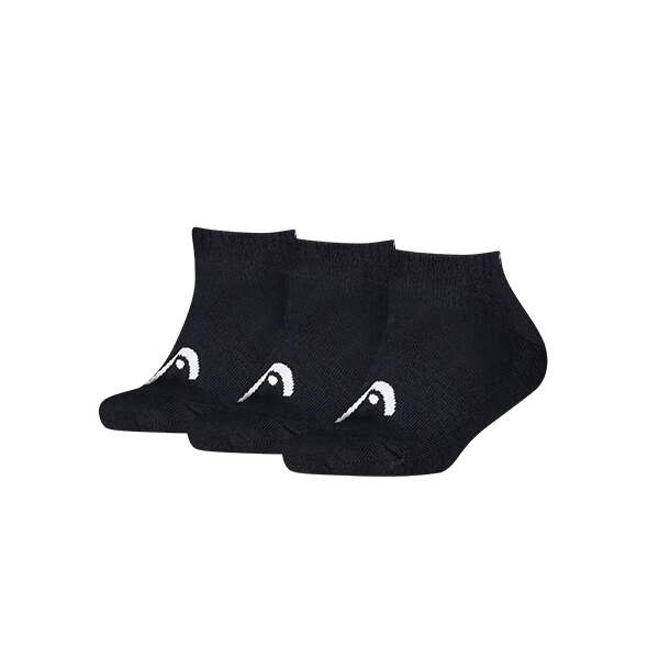 Skarpety HEAD Socks Kids All Sport Sneaker Black 3 pary