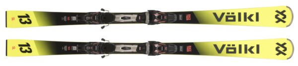 Narty Völkl Racetiger SL + rMotion T 12 GW Black/Flo-Red 2027