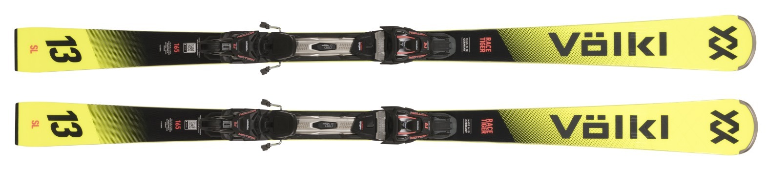 Narty Völkl Racetiger SL + rMotion T 12 GW Black/Flo-Red 2027