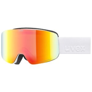 Gogle narciarskie UVEX Pwdr FM white matt/mirror rainbow