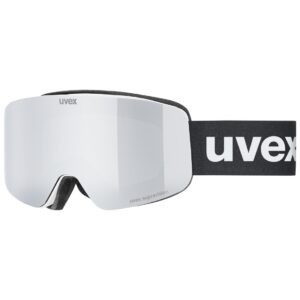 Gogle narciarskie UVEX Pwdr FM white matt/mirror silver