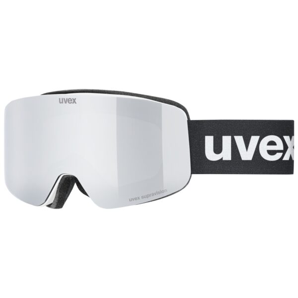 Gogle narciarskie UVEX Pwdr FM white matt/mirror silver