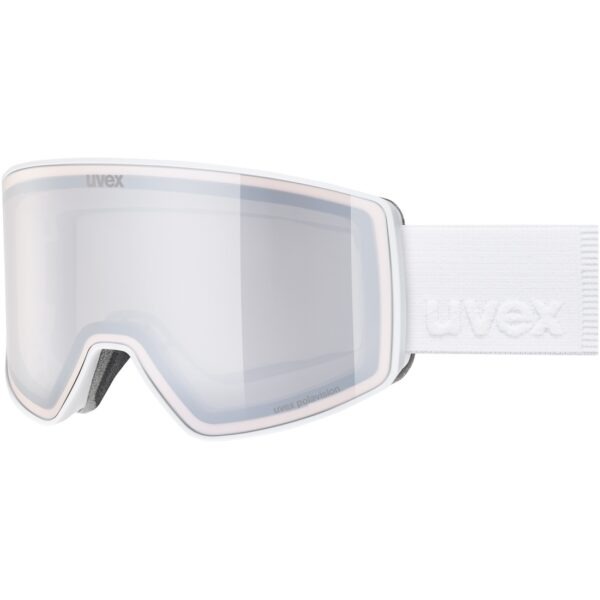 Gogle UVEX Scenic P white matt/mirror silver
