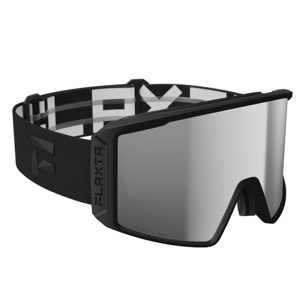Gogle Flaxta Evoke Black Silver/Silver Mirror Lens